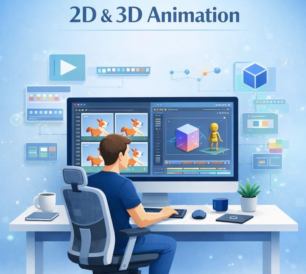 3D 2D Animation